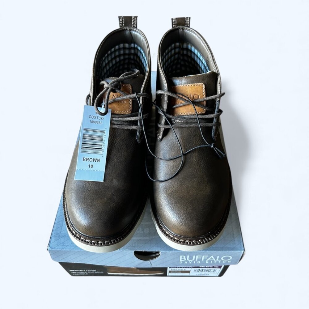 Buffalo by David Bitton Metcalf Men’s Casual Chukka Boot Brown Size 10